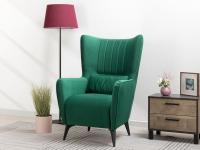 Кресло "Феличе" Арт. ТК 529 Velutto 33 (темно-зеленый малахитовый)