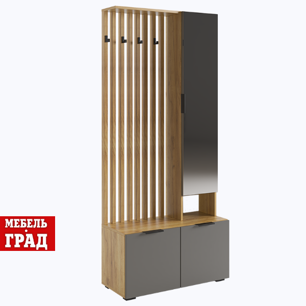 Прихожая/Дуб крафт золотой/графит