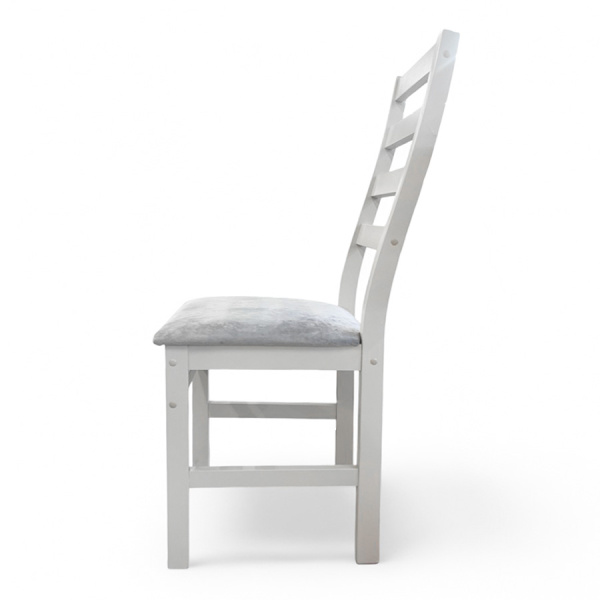 Стул Сотти Р серая эмаль/Катания 05 (Серый жемчуг) 