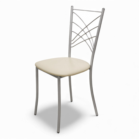 Стул ЕСЕЙ ЛАЙТ металлик, винил №Д1 бежевый