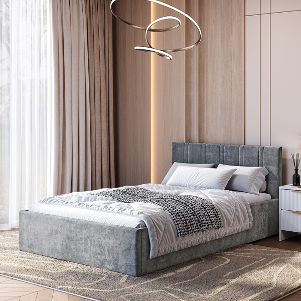 Кровать Ника 120х200 Грифельный