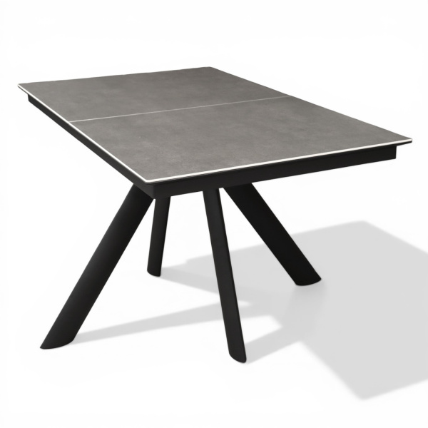 Обеденный стол Киото-1С 140х85 Чёрный/черный