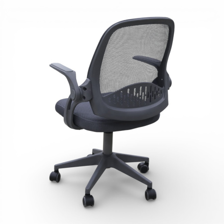 Кресло офисное 8390M-GR сетка,тканьYKX-00DW-MD/YKX-00SW-MD газлифт.нейлон