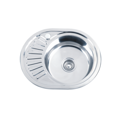 Мойка врезная MG6-5745OVR / РМС (со сливной арматурой)