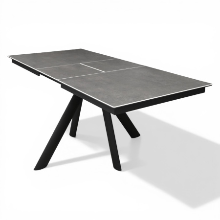 Обеденный стол Киото-1С 140х85 Чёрный/черный
