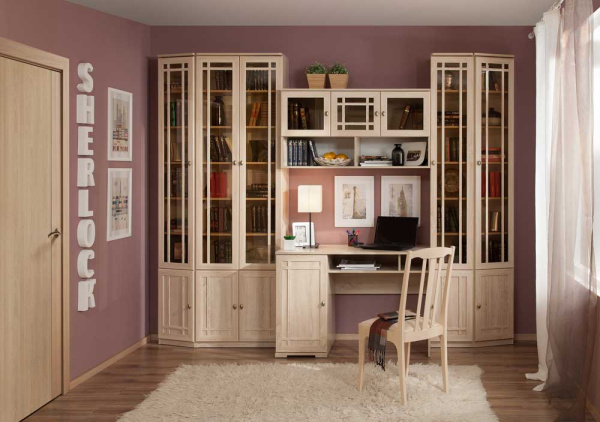 Sherlock 31 (библиотека) Шкаф для книг 1 дв.