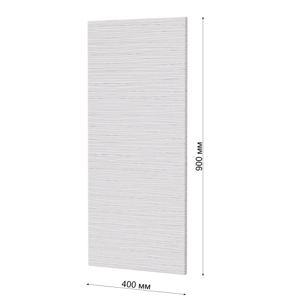 Фасад БЕЛЫЙ СТРАЙП 400 Высота 900