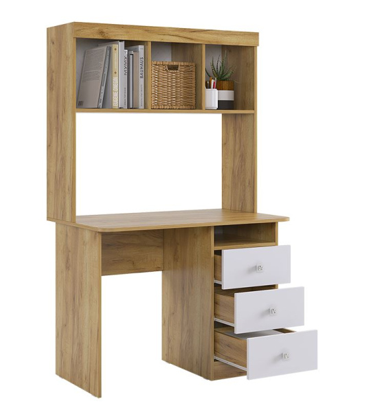 Форсаж Стол (дуб крафт золотой/ белый)без принта