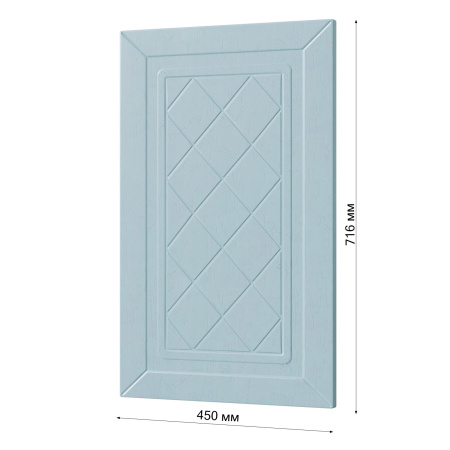 Фасад РОМБ голубой 450 для посудомоечной машины