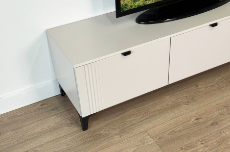 Тумба 2 Рич кашемир/фрапучино матовый/черный