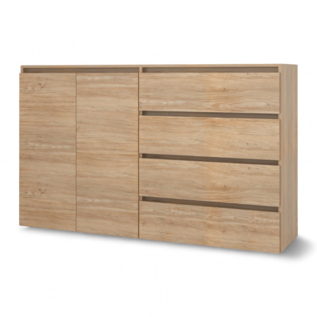 ВЕНСЕН Комод 4 ящика 2двери / Сонома