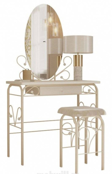 Стол туалетный Версаль ММД 303 Белый/Белый