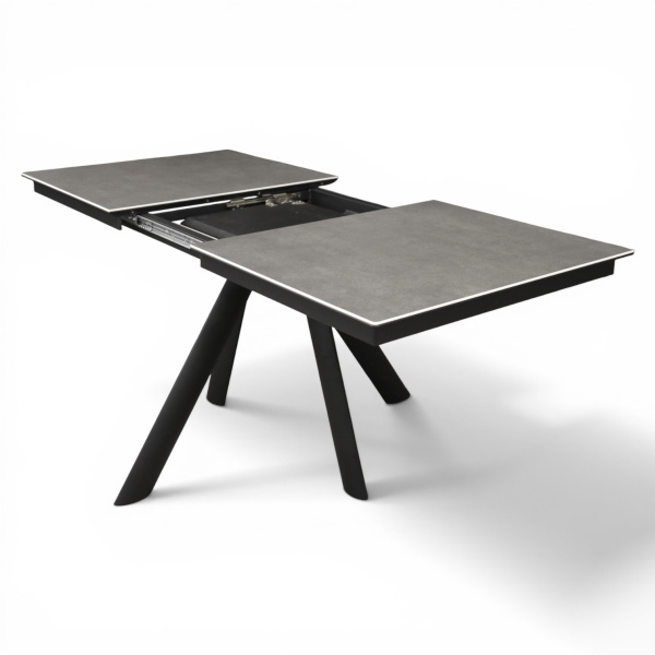 Обеденный стол Киото-1С 140х85 Чёрный/черный