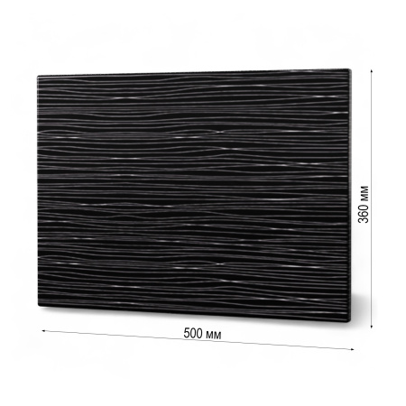 Фасад  ЧЕРНЫЙ СТРАЙП h = 360 * 500