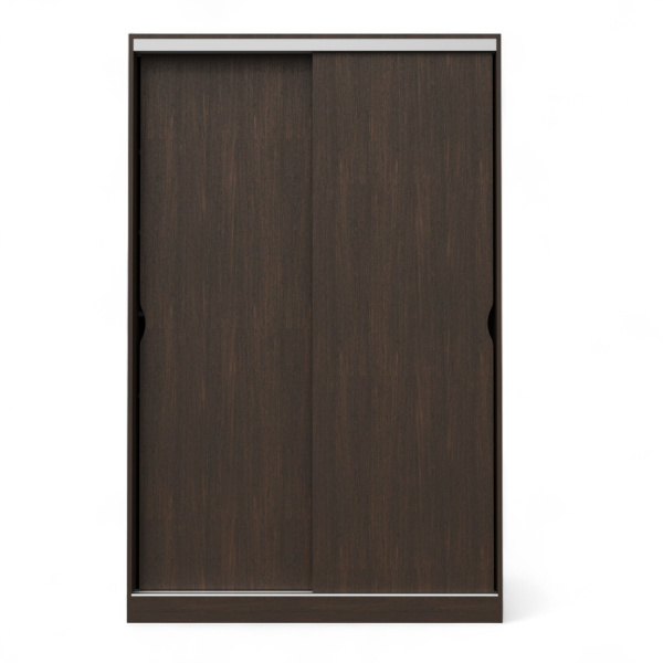 Шкаф-купе Клэр 1400х597х2200 с ящ/венге-хром