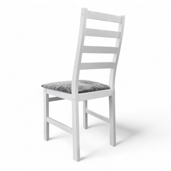 Стул Сотти Р белая эмаль/Kатания 17 (Серая дымка)