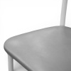 Стул Квинтет Стандарт (белый, к/з Серый 700)