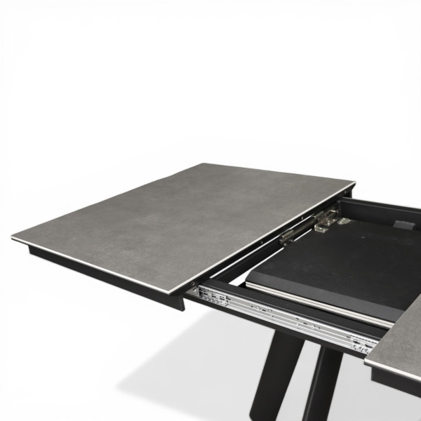 Обеденный стол Киото-1С 140х85 Чёрный/черный