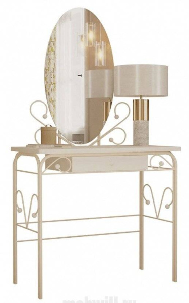 Стол туалетный Версаль ММД 303 Белый/Белый
