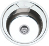 Мойка врезная круглая MG6-49   (круглая)  (со сливной арматурой)