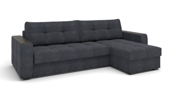 Диван угловой Сиэтл Preria shadow, декор структурный кофе